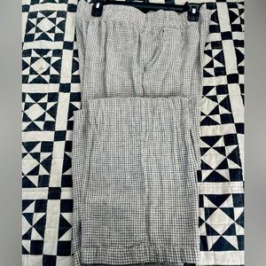 - Women’s pull on pant - - Blue Earth linen/rayon pant